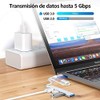 EMAGIE Hub USB C 3.0 6 en 1 Adaptador USB