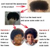 Fereowth Human Hair Wigs Afro Short with Bangs Wig for