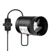 iPower 4 Inch Inline Booster Speed Controller, 106 CFM Exhaust