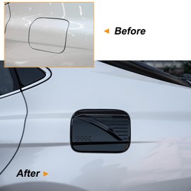 Spotrim Compatible with Toyota Camry Gas Tank Door Cover Gasoline Fuel Petrol Oil Filler Caps Decoration for Camry 2025 -Piano Black