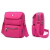 GFM® Womens Nylon Waterproof Cross Body Shoulder Bag - Pink