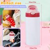 QUIXELL-SH 6 Pack Kids Sublimation Tumbler with Lid and Straw