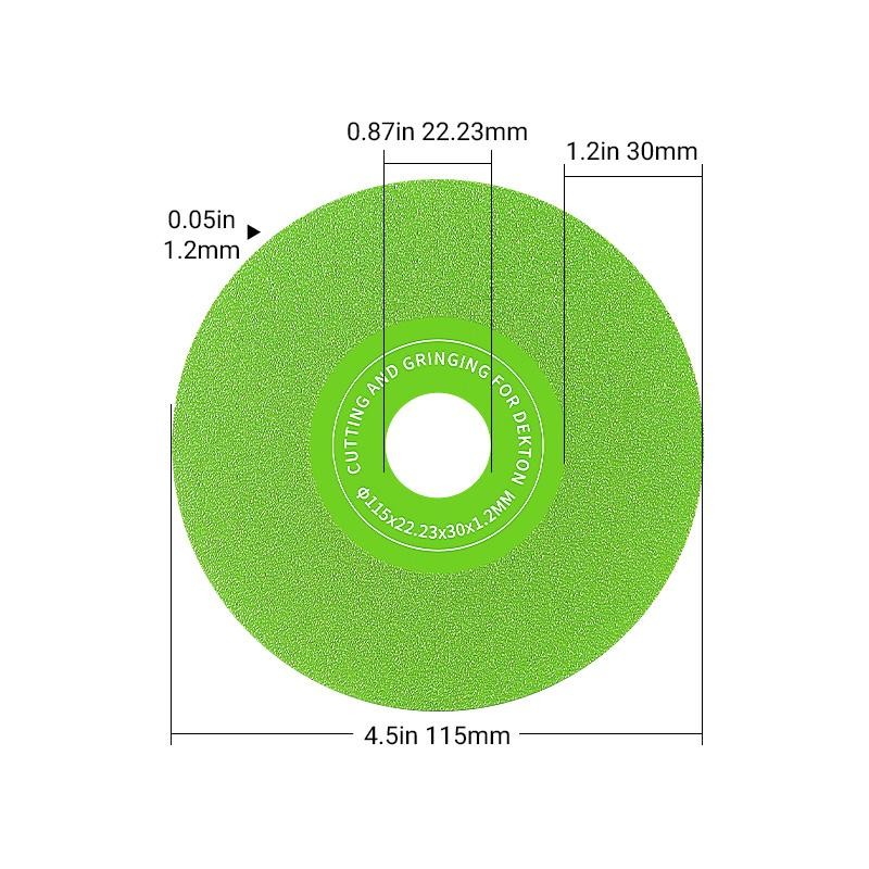 3pcs 115mm 22.23diameter of hole Rock plate flat grinding disc