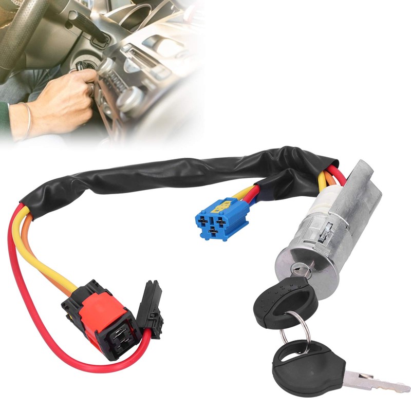 Ignition Starter Switch Lock Barrel Keys 4162P0 Good ABS Aluminium