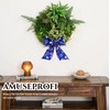 2Pcs Patriotic Wreath Sash for Front Door, Wreath Satin Sash