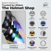The Helmet Shop HJ-33 Dark Smoke Motorcycle Helmet Visor Compatible