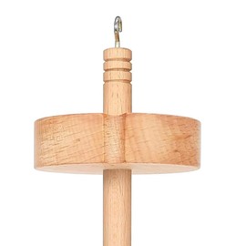 Drop Spindle Yarn Tool Wooden Hardwood Spinner Wheel Yarn Drop Spindle for Beginners & Advanced, Perfect for Yarn Making and Sewing
