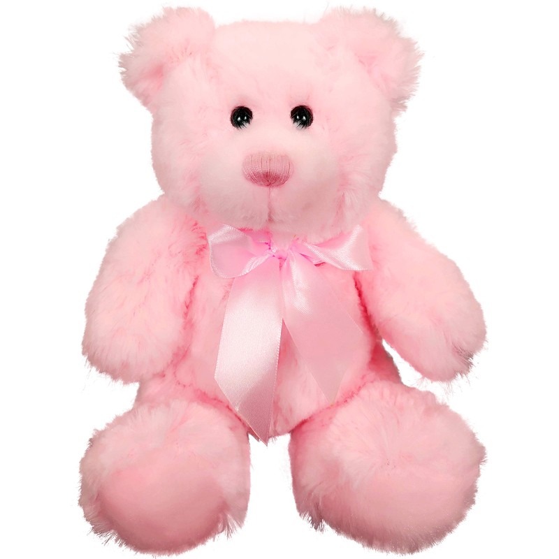 Anico 8" Pink Teddy Bear – Cute Small Bear, Soft