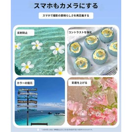 Smartphone Lens CPL Filter, Polarized Filter for Smartphones, Reflection Removal, Color Enhancement, Portraits, Outdoor Photography, etc