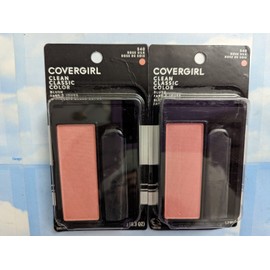 COVERGIRL LOT (2) COVERGIRL CLEAN CLASSIC COLOR BLENDABLE BLUSH #540 ROSE SILK