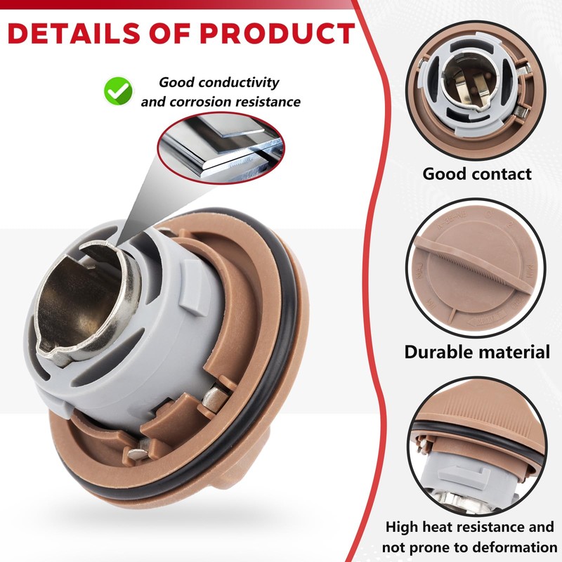 Svicari Headlight Headlamp Socket Holder Fit for Kia Sorento 2011