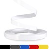 ZYJT White 1 1/2" x 25ft PVC Glossy White Edge