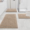 smiry Chenille Bath Mat, 40 x 60 cm, Non-Slip Super
