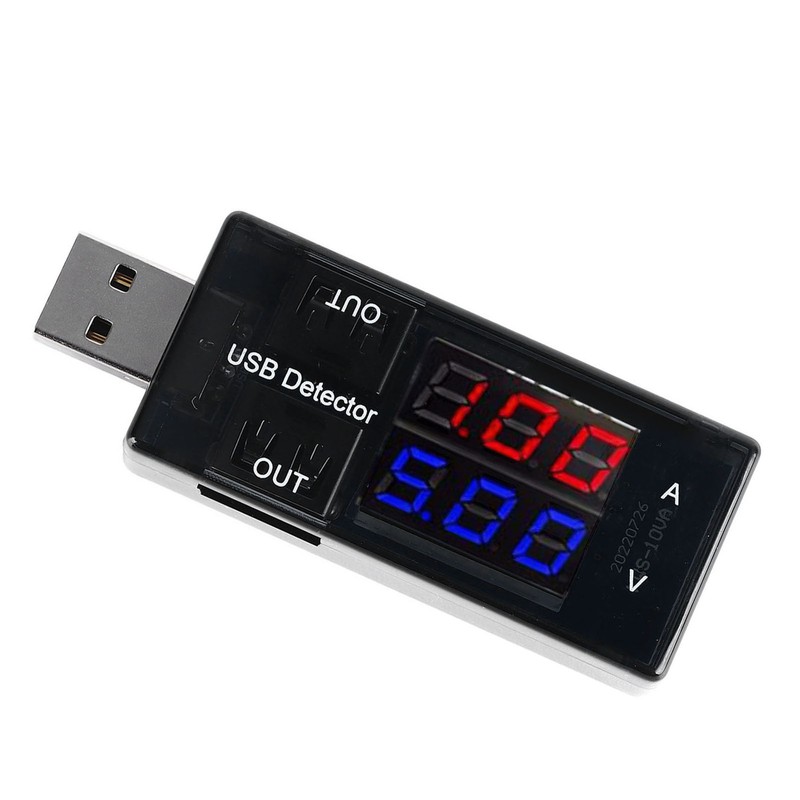 USB Tester High Accuracy Dual Display USB Multimeter for Voltage