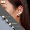 LIAN Moissanite Stud Earrings for Women & Men S925 Sterling