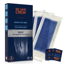 No Hair Crew Tiras De Cera Corporal Tiras De Cera De Alto Re