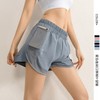 International Women's Sports Swim Shorts: Anti-Exposure, Loose Mesh, Double Pocket, Quick-Dry for Running Aero S/Black 5ea