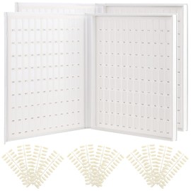 PINGEUI 2 Pack 216 Colors Nail Display Book, Nail Gel Polish Display Chart with 480 Nail Tips, Nail Polish Sample Display Book for Nail Salon and Nail Painting Practice, No Need Glue