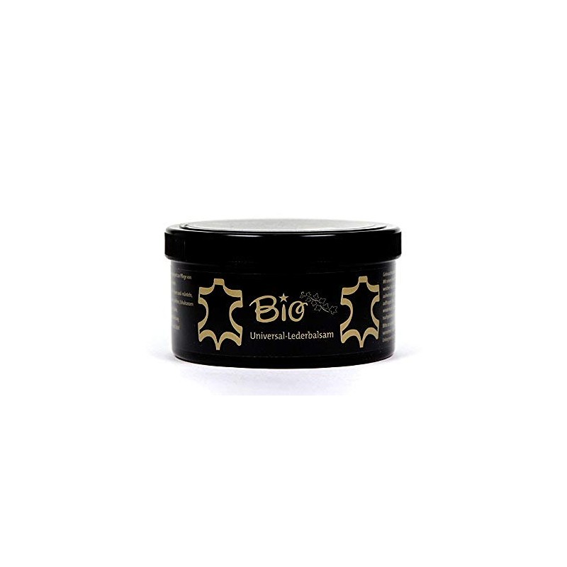 Organic Leather Balm 250 ml in Black Tin