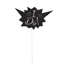 Hen Party Superstore 61930 Wedding Photo Booth Props | Fantastic and Trendy Material | 10ct, Variety Pack, Multi Color, Assorted 10 Pcs