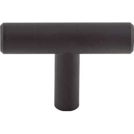 Top Knobs M1886 Bar Pulls Collection 2" Hopewell Steel T-Handle Knob, Oiled Rubbed Bronze