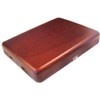 Bassoon Reed Case for 4 Pipes Wood Cones, Mahogany