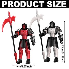 T13 Action Figures, 2 PCS Action Figures, Beweglichen Figuren, 3D-Gedruckter Mehrgelenke, 3D-Actionfiguren mit Cartoon DIY Desktop DekoMulti-Jointed Movable Fidget Spielzeug für Jungen Kinder