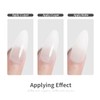 RARJSM Rubber Base Milky White,Builder Extension Gel Builder Soft White,Rubber