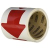 Esco 3.9 inches (100 mm) Arrow Tape (Red/100 Sheets) EA944SG-34