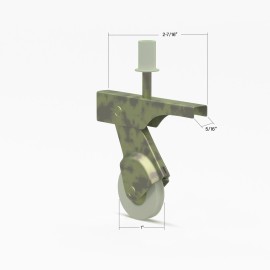 Brixwell 10-410p Patio Screen Door Roller Assy. 1in Nylon Wheel psr 97 N