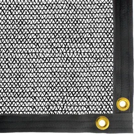 Be Cool Solutions 40% Black Outdoor Sun Shade Canopy: UV Protection Shade Cloth| Lightweight, Easy Setup Mesh Canopy Cover with Grommets| Sturdy, Durable Shade Fabric for Garden, Patio & Porch 12'x16'