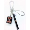 Carabiner with Black Mahjong Pies (Large) Set of 3 Key Chain
