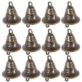 HANABASS 20pcs Vintage Metal Hanging Bell Vintage Brass Animal Bells Metal Wind Chimes for Decorative Accessories Craft Projects and Home Decoration