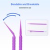 JMU 400pcs Dental Micro Applicators Brushes Superfine, Disposable Microswabs