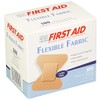 American White Cross Soft Flexible Fabric Bandages, 2" Fingertip, Box
