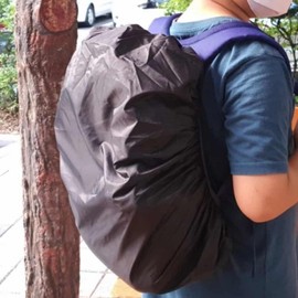 School bag waterproof cover black 35L bag safety cover Travel bag cover 2ea