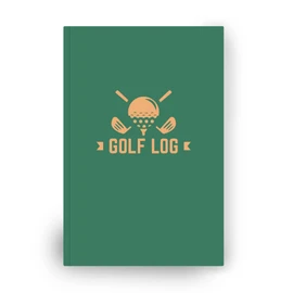 Golf Log Pocket Notebook - Progress Tracker, 50 Detailed Rounds of Golf, Yardage Section, Golf Terminology & Game Formats