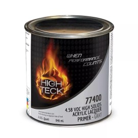 High Teck 77400, High Solids Acrylic Lacquer Primer Surfacer, Gray (1qt)