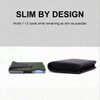 GANC Metal Minimalist Wallet, RFID Blocking Credit Card Holder with