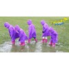 Splashy Children's Rain Jacket (4, Purple)