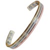 Mens or Womens 2 or 3 Tone Colour Magnetic Bracelet