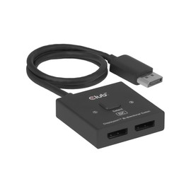 Club 3D DisplayPort Bi-Directional Switch, 8K60Hz / 4K120Hz, 2 Inputs, 1 Input, 2 Outputs (CSV-1009)