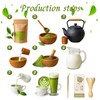 Bamboo Matcha Whisk, Traditional Matcha Brush and Scoop Set, Handcrafted