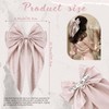 8Pcs Big Satin Layered Hair Bows for Women Girls, Large