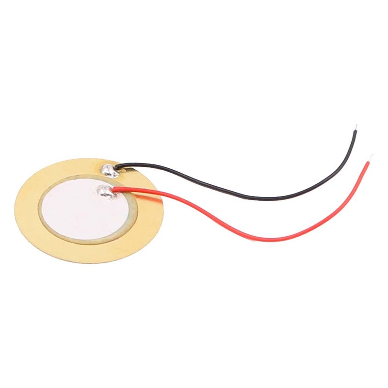 Tiardey 20PCS 27mm Piezo Disc Element Sensor with Leads Mic