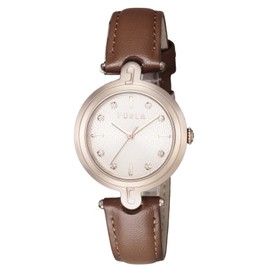 FURLA FURLA WATCH WOMENS ARCH-BAR QUARTZ WATCH WATCH ACCESSORIES JEWELRY BRAND, Braun, Classic