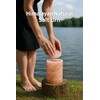 Himalayan Salt Urn for Ashes – Extra Small, Classic Cylinder