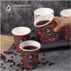 Tsyware 100 Pack 10oz Quality Disposable Paper Hot Coffee Cups,