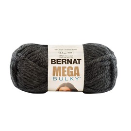 Bernat Mega Lana Gruesa, Gris Oscuro Heather, Big Ball, 1
