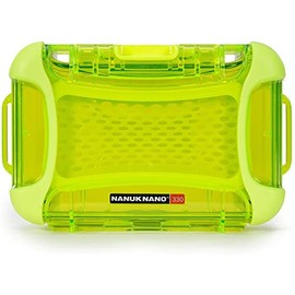 Nanuk 330-0002 Nano Series Waterproof Large Hard Case for Phones, Cameras and Electronics (Lime)